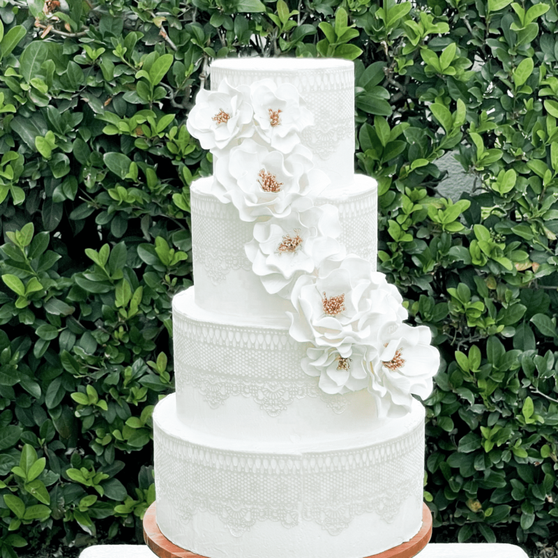Classic Cascade - Wedding Cake Bundle Sugar Flowers by Kelsie Cakes