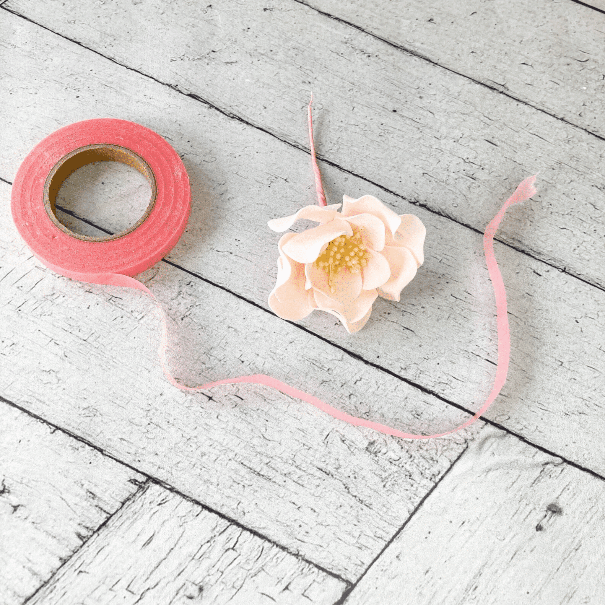 Pink Floral Tape | Sugar Flowers by Kelsie Cakes