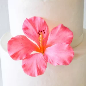 Teal Open Rose Sugar Flowers by Kelsie Cakes