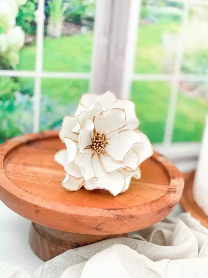 Gold Trimmed Classic Cascade – Wedding Cake Bundle