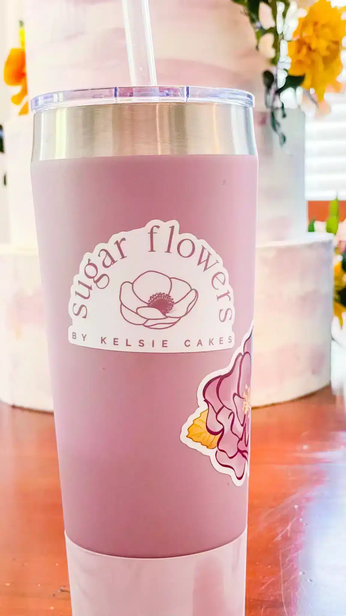 Pink Floral Tape  Sugar Flowers By Kelsie Cakes