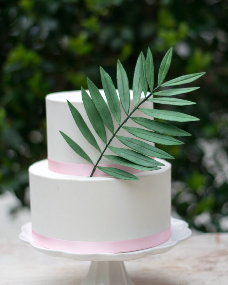 Palm Leaf Sugar Flowers by Kelsie Cakes