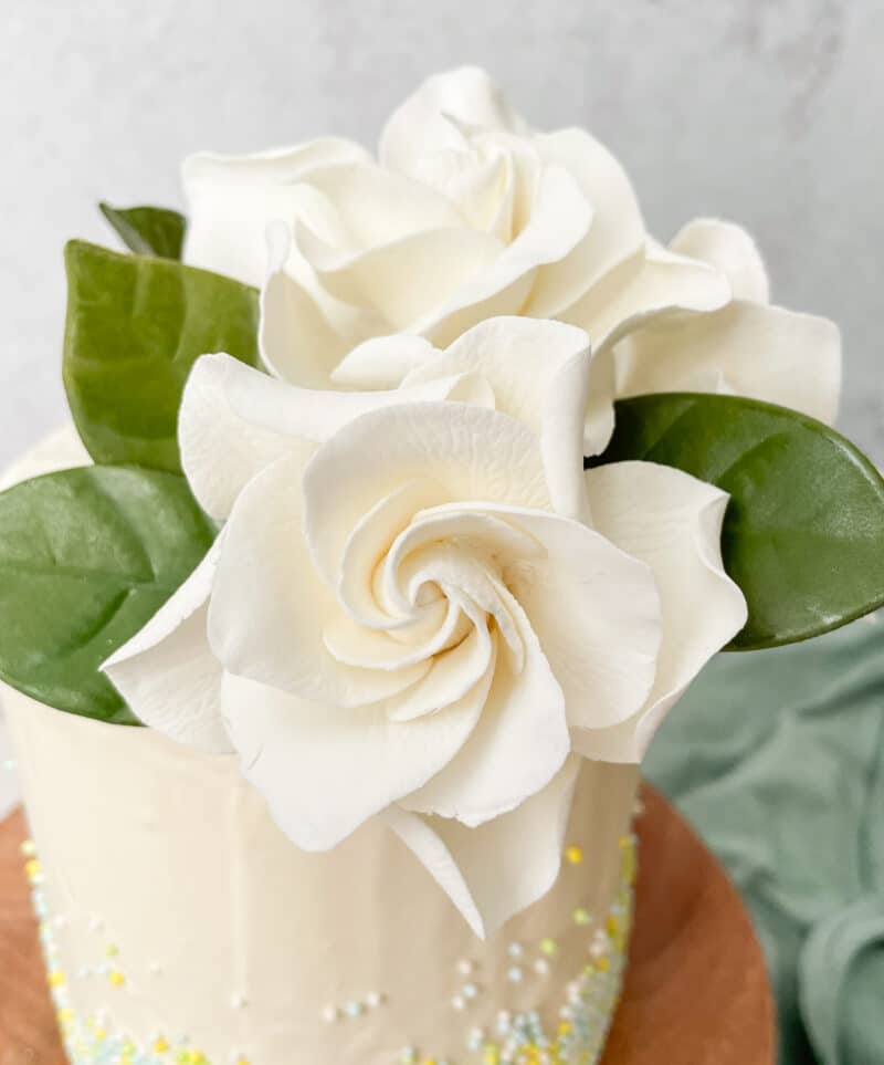Gardenia Sugar Flowers by Kelsie Cakes