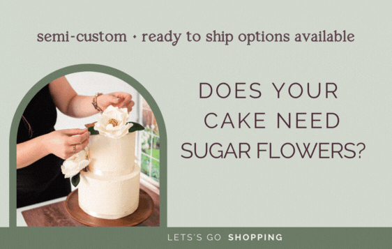How to Decorate a Dummy Cake with Sugar Flowers Sugar Flowers by Kelsie Cakes
