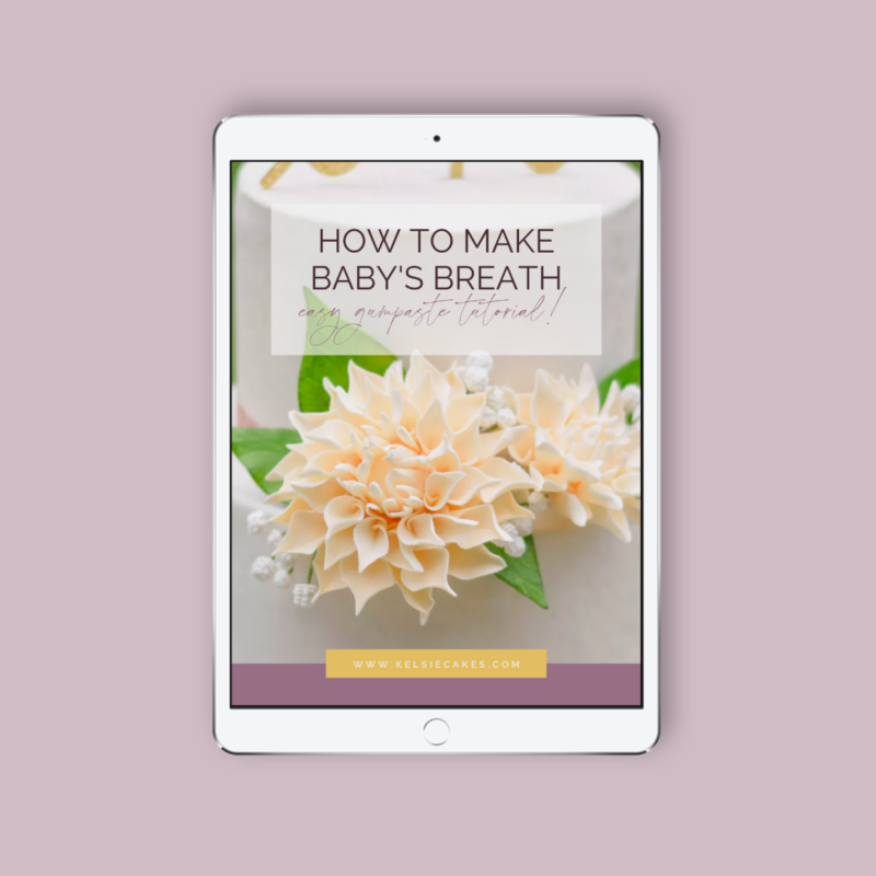 how to make baby's breath tutorial mockup