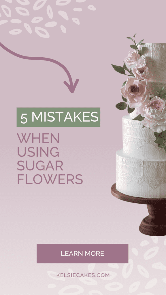 5 mistakes people make with sugar flowers