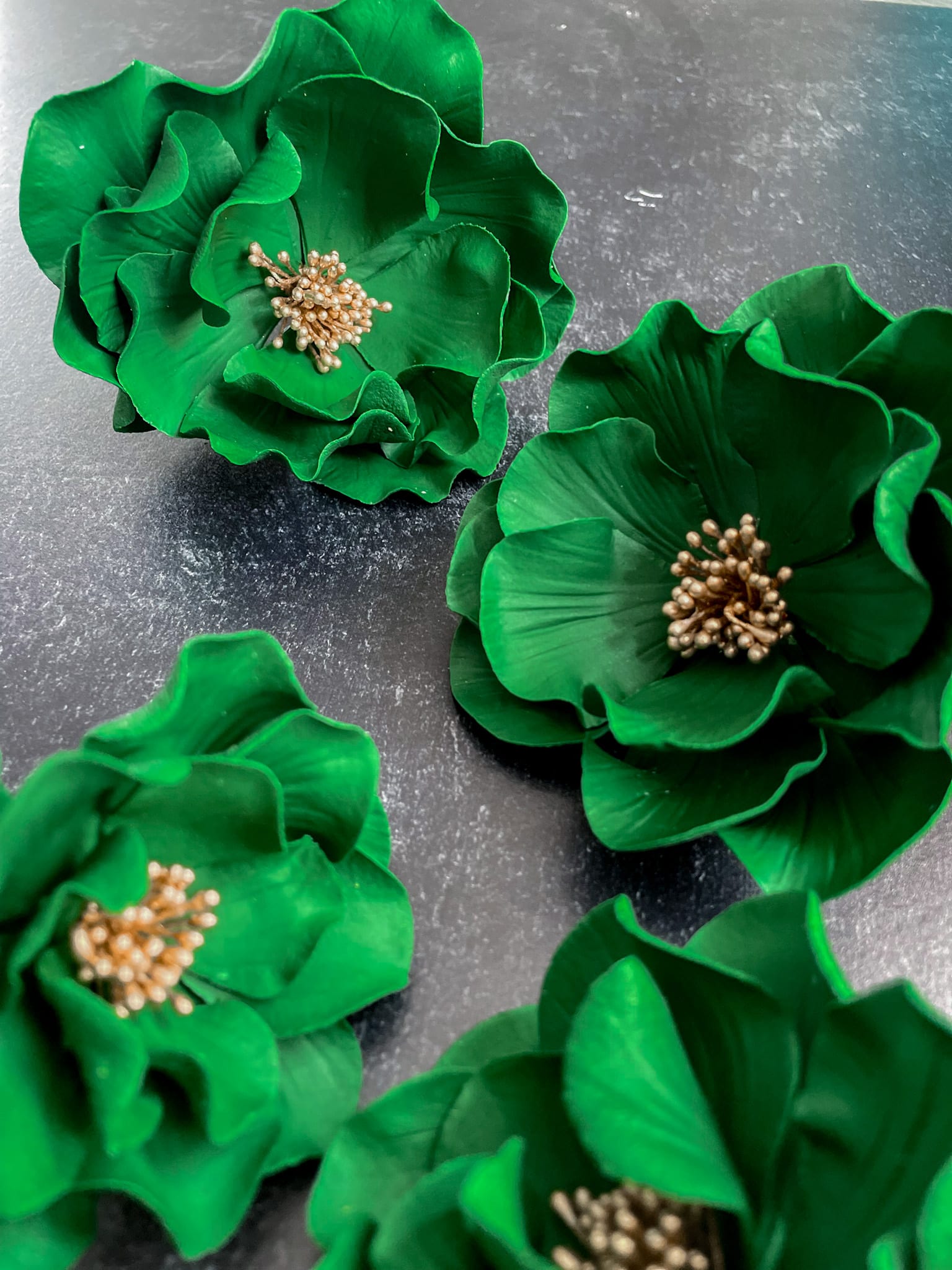 Dark Green Floral Tape  Sugar Flowers By Kelsie Cakes