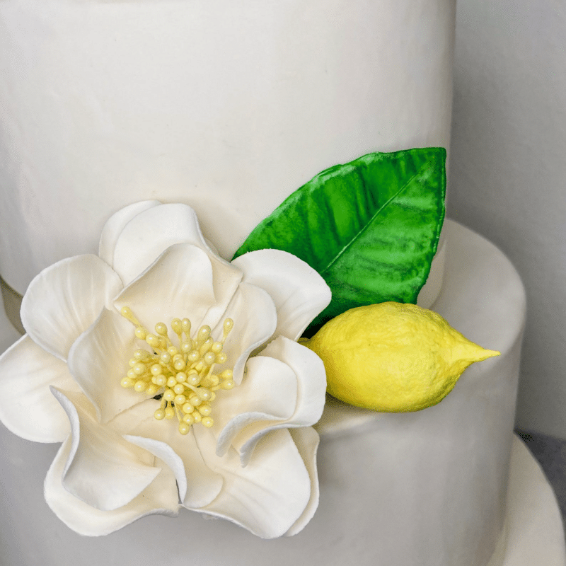 Lemon Leaves Sugar Flowers by Kelsie Cakes