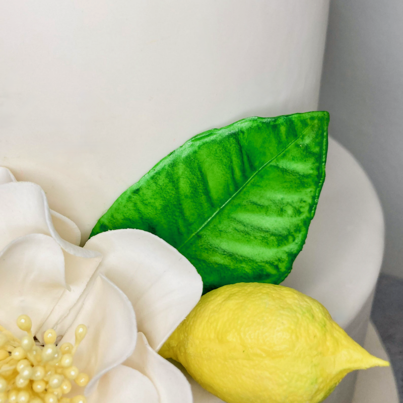 Lemon Leaves Sugar Flowers by Kelsie Cakes