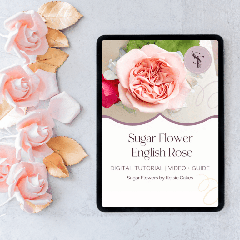 How to Arrange Sugar Flowers Mini Course Sugar Flowers by Kelsie Cakes