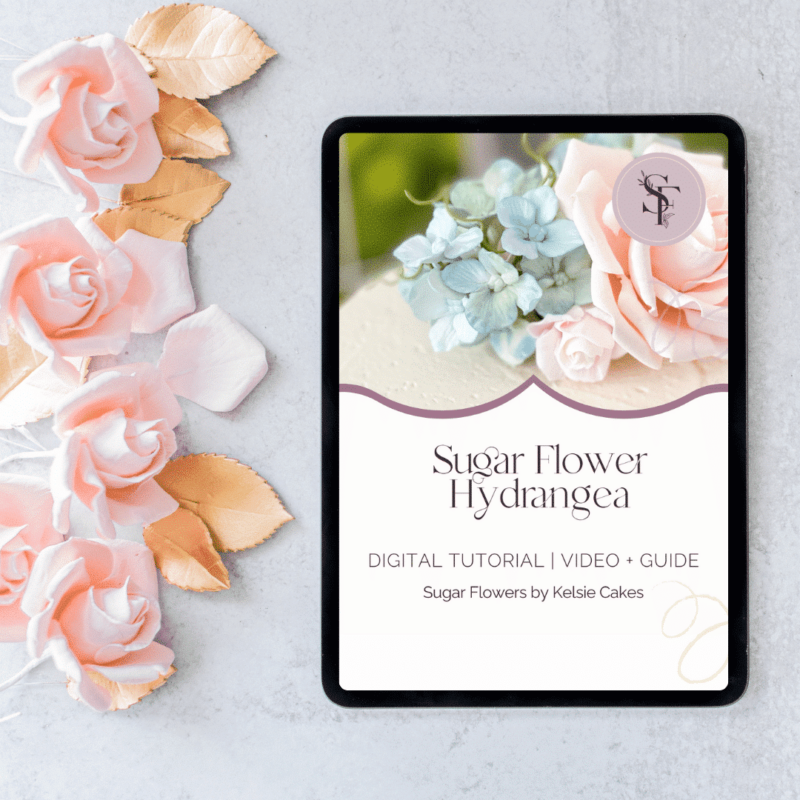 COMING SOON - Tutorial: Hydrangea Sugar Flowers by Kelsie Cakes