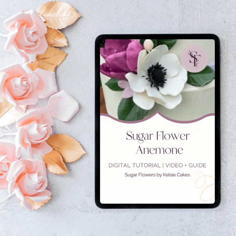 COMING SOON - Tutorial: Anemone Sugar Flowers by Kelsie Cakes