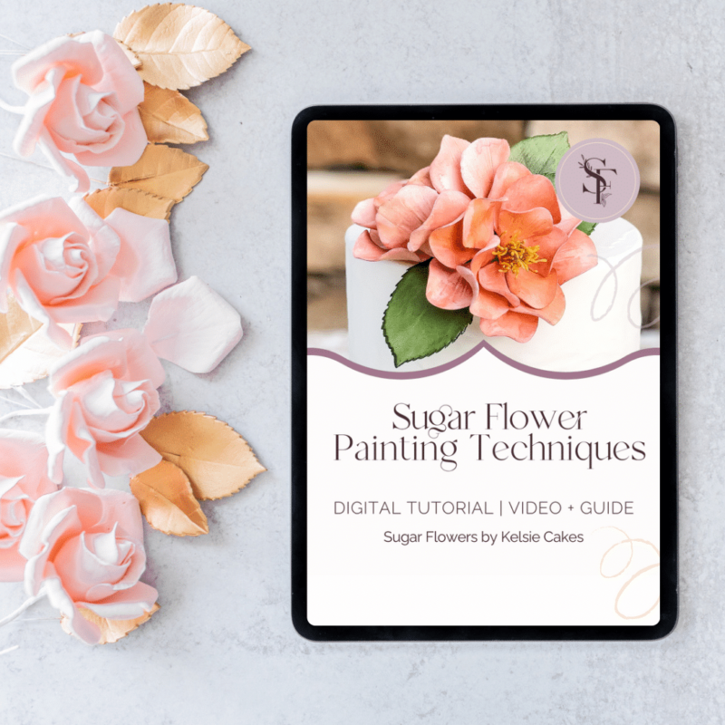 COMING SOON - Tutorial: Painting Techniques Sugar Flowers by Kelsie Cakes
