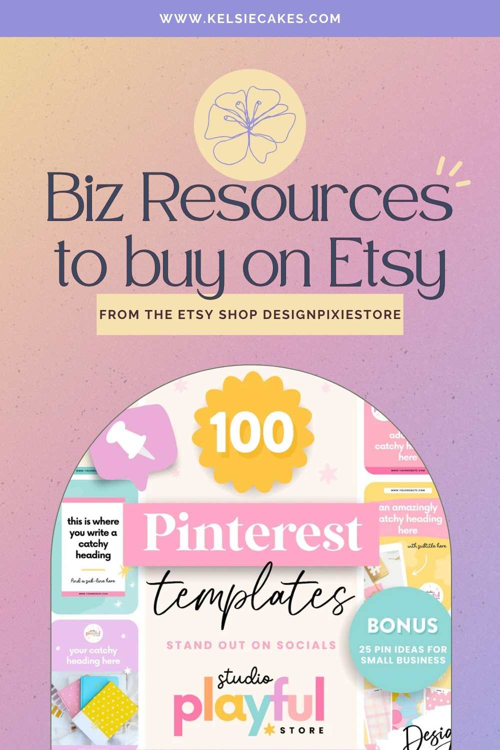 Playful Pinterest Templates for Canva